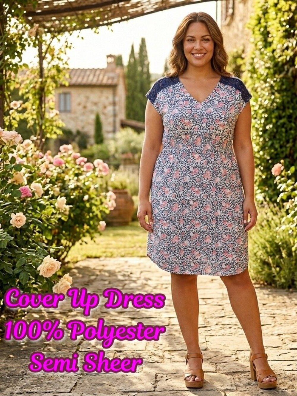 Women's Plus Size Cover Up Dress Animal Print 4X 5X 6X